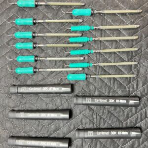 Lot of Dentsply Cavtron 30k Jet-Mate Dental Scaler Handpieces & Inserts ~ SKU: 103860